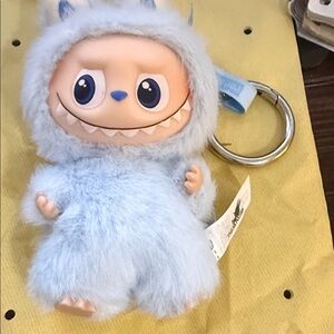 Authentic New Labubu “D” Pin For Love Vinyl Plush Pendant, Opened